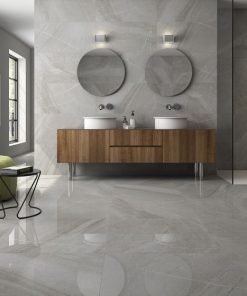 Gạch ốp lát Tây Ban Nha 60x120cm vân chảy cát xám Corus Crema