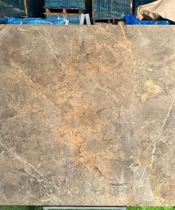 Gạch ốp lát Ấn Độ 120x120cm vân đá nâu Fusion Brown