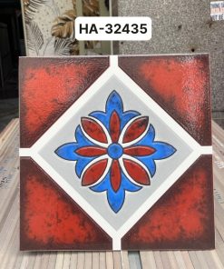 Gạch ốp lát trang trí Trung Quốc hoa giả cổ đỏ HA 31990