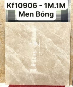 Gạch ốp lát 100x100 Trung Quốc vân đá vàng kem KF10906