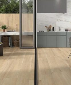 Gạch ốp lát 15x90cm Tây Ban Nha vân gỗ vàng sáng Tacora Camel