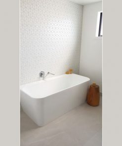 Gạch Trang Trí Mosaic Kim Cương Lập Phương Đen Mờ