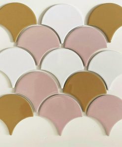 Gạch mosaic vảy cá trang trí VC02