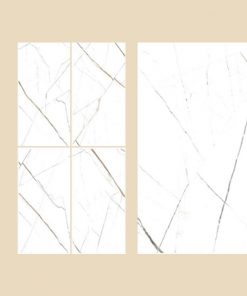 Gạch Ốp Lát Ấn Độ 80x160 Calacata Bianco