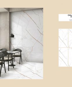 Gạch Ốp Lát Ấn Độ 80x160 Calacata Bianco