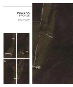 Gạch Ốp Lát Ấn Độ 80x160 Avocado Bronze