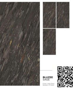Gạch Ốp Lát Ấn Độ 80x160 Bluzee Sage
