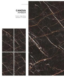 Gạch Ốp Lát Ấn Độ 80x160 Canova Amber 1 Gạch Ốp Lát Ấn Độ 80x160 Canova Amber