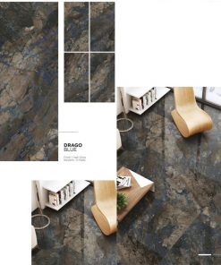 Gạch Ốp Lát Ấn Độ 80x160 Drago Blue