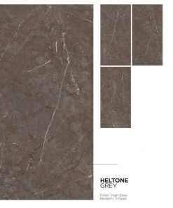 Gạch Ốp Lát Ấn Độ 80x160 Heltone Grey