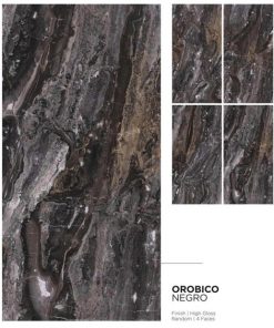 Gạch Ốp Lát Ấn Độ 80x160 Orobico Negro