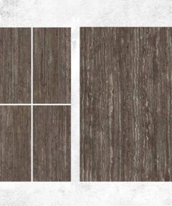 Gạch Ốp Lát Ấn Độ 80x160 Silver Travertine Nero