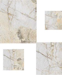 Gạch Ốp Lát 160x160 Ấn Độ Patagonia Bianco