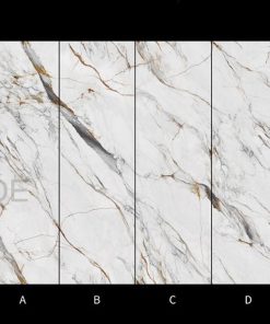 Gạch Ốp Lát 80x260cm Ấn Độ Carved Fish Maw Gold