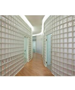 Gạch Kính Lấy Sáng Indonesia 19x19x8cm Trắng Trơn 2