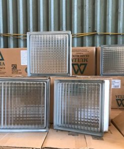 Gạch Kính Lấy Sáng Indonesia 19x19x8cm Sọc Đũa