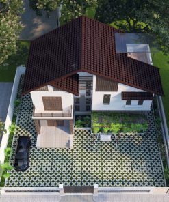 Ngói Ý Mỹ Màu Nâu Đất 30x40 SN05 1 Ngói Ý Mỹ Nâu Đất Gạch 30x40 SN05