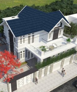 Ngói Ý Mỹ Màu Xanh Coban 30x40 ST03