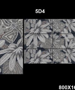 Gạch Giả Mosaic công nghệ nổi 5D 80X160 5D4
