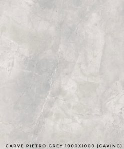 Gạch Ốp Lát 100x100cm Ấn Độ Carve Pietro Grey