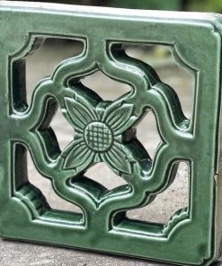 Gạch Thông Gió 20x20 Hoa Roi Xanh Đồng