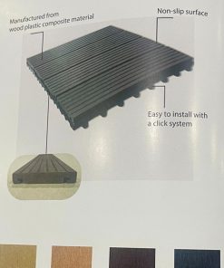 Gỗ Nhựa Ngoại Thất 30x30 GNNT01 16 Gỗ Nhựa Ngoại Thất 30x30 GNNT01