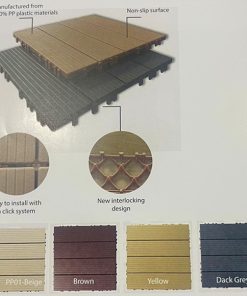 Gỗ Nhựa Ngoại Thất 30x30 GNNT01 13 Gỗ Nhựa Ngoại Thất 30x30 GNNT01