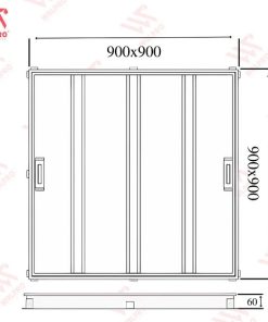 Nắp bể nước, hố ga INOX 304 - WALPRO ( Kích thước 30,40,50,60,70,80,90,100cm) 9