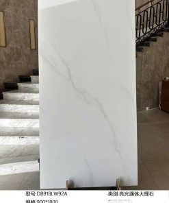 Gạch Ốp Lát 90x180cm Trung Quốc màu vân đá mây trắng nhạt 918LW92A