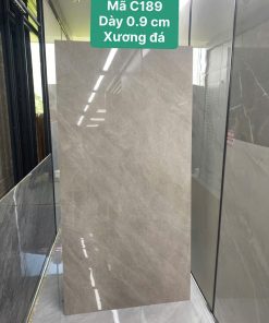 Gạch Ốp Lát 90x180cm Trung Quốc màu vân đá nâu ánh vàng nhạt C189