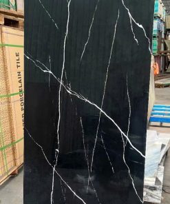 Gạch Ốp Lát 90x180cm Trung Quốc màu đen vân trắng tia chớp YS101