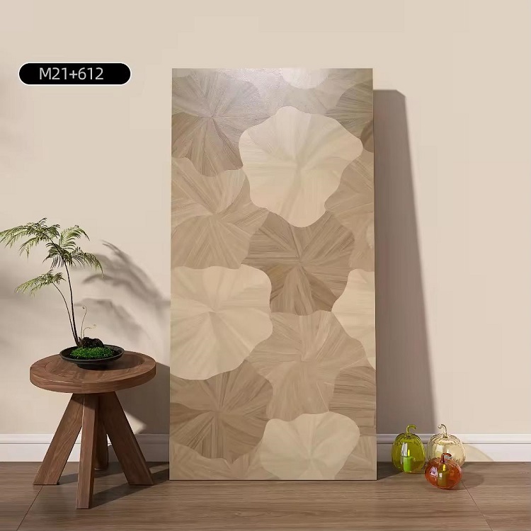 Gạch giả gỗ lá sen 60×120cm-80x80cm M21-612 7