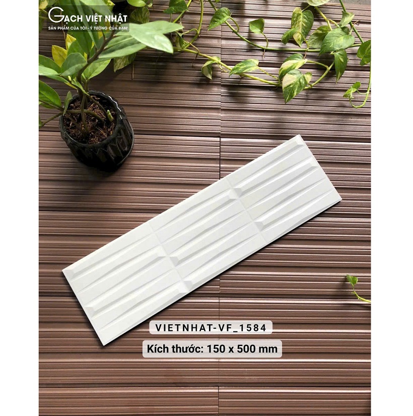Gạch Trang Trí 15x50cm Việt Nhật VF-1584 2 Gạch Trang Trí 15x50cm Việt Nhật VF-1584 1