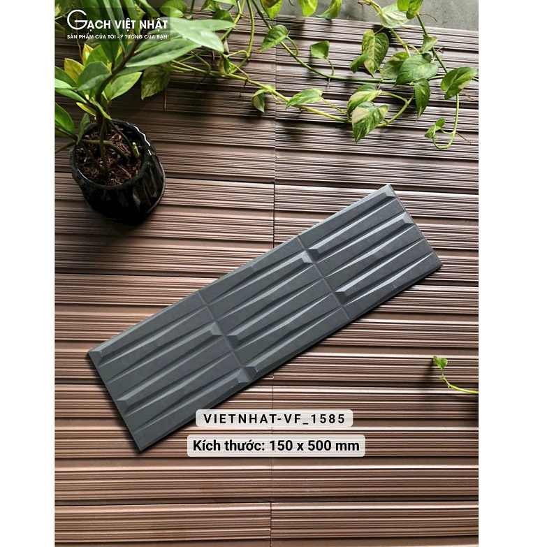 Gạch Trang Trí 15x50cm Việt Nhật VF-1585 2 Gạch Trang Trí 15x50cm Việt Nhật VF-1585 1