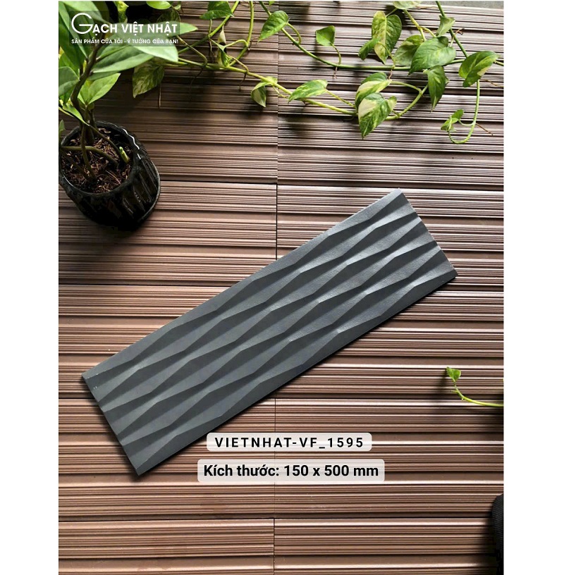 Gạch Trang Trí 15x50cm Việt Nhật VF-1595 2 Gạch Trang Trí 15x50cm Việt Nhật VF-1595 1