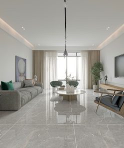 Gạch Ốp Lát 120x180cm bóng Ấn Độ Syber Grey 5