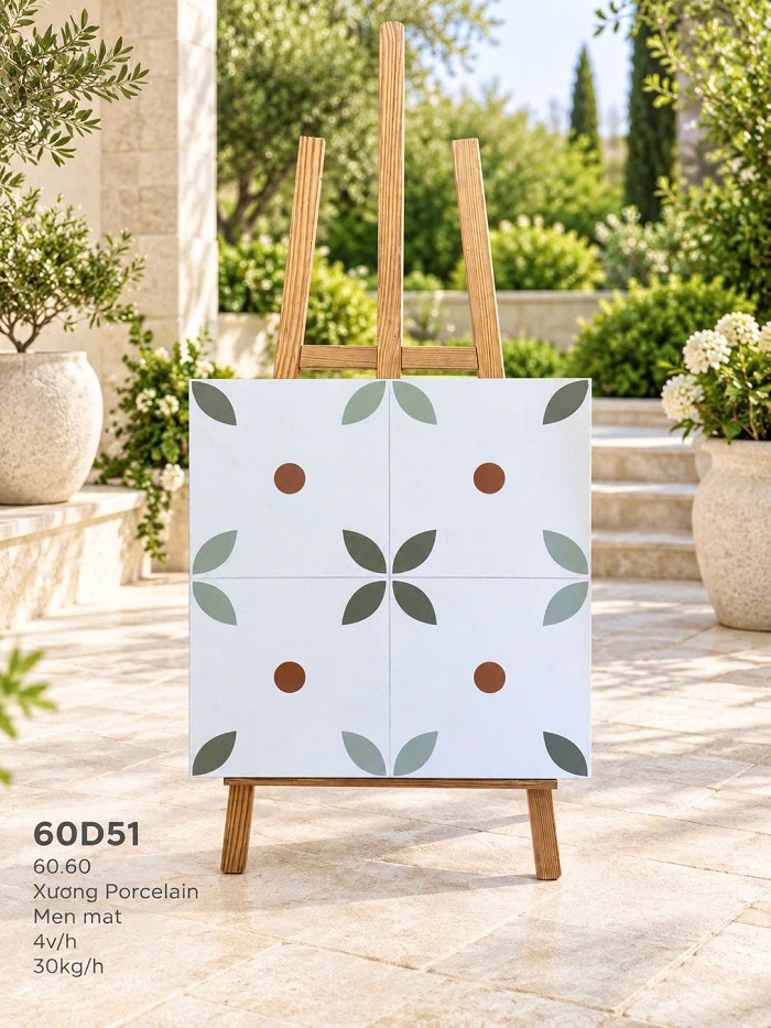 Gạch Ốp Lát Trung Quốc 60x60cm 60D51 2 Gạch Ốp Lát Trung Quốc 60x60cm 60D51